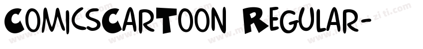 ComicsCarToon Regular字体转换